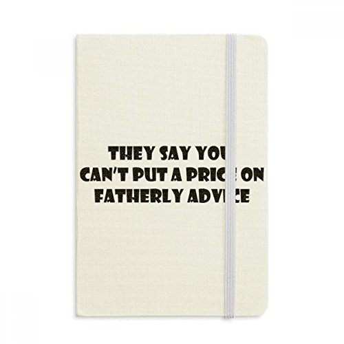 Notebook A5 Citation Père le cadeau idéal avec couverture rigide tissu