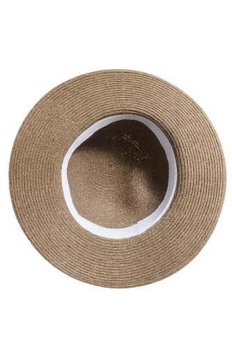 Image of Summer Medium Brim Floppy Beach Straw Hats for Women