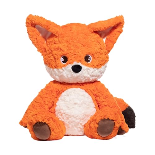 Jubilofex Peluche de zorro – Peluche para abrazar y abrazar | para abrazar suave zorro de peluche – Para, niña, habitación de los niños, hogar, sofá, cama, sala de juegos, coche, cumpleaños