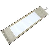 Set of 2 Sumi Hanging Scrolls Blank Calligraphy Scrolls (Color may vary)