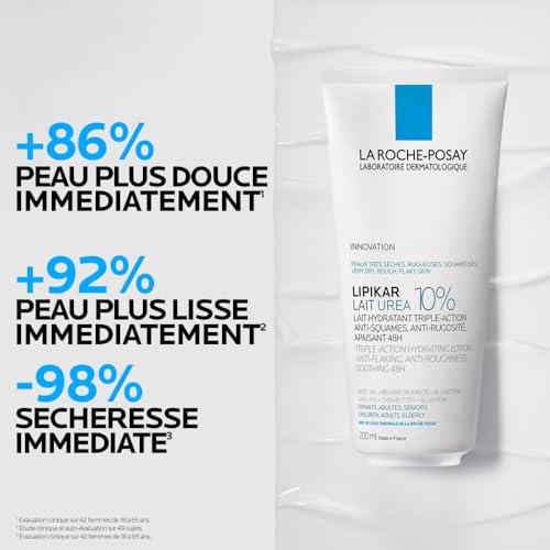 Soin De Corps Lipikar Lait Urea Hydratant 10% La Roche posay La Falcon De 200ml - vue 5