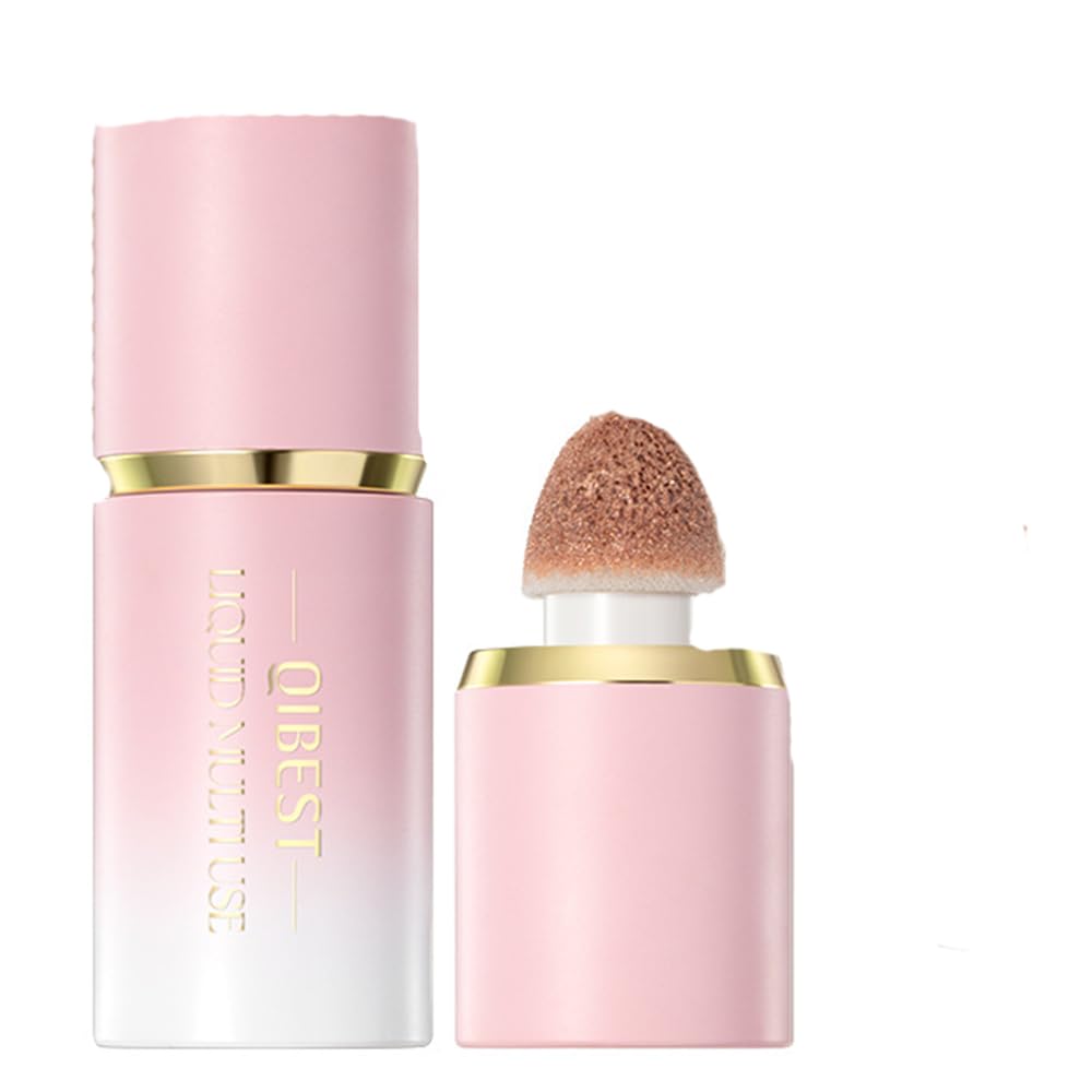 Blush high-gloss repair | Matte natural, pearlescent | Facial contour brightening and shaping | Portable rotary makeup pen (#4)