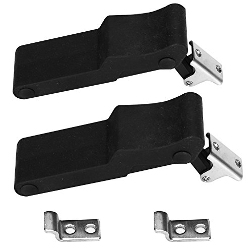 ADrivWell 4PCS Flexible Rubber Draw Latch for Cooler, Boat Compartment,Cargo Box with Stainless Steel Keeper and Bracket - Image 6