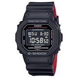 Casio G-shock core 5600 led (48,9 mm) quadrante digitale/cinturino in resina bio-based nero DW-5600UHR-1ER