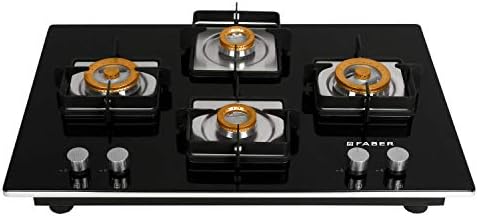 Faber 75 cm Hobtop 4 Burner, Auto Ignition (HOB HTG 754 CRS BR CI)