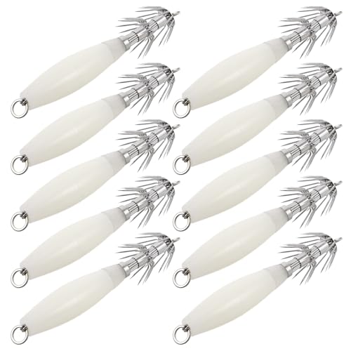HOODANCOS Lot de 10 Hameçons Phosphorescents de...