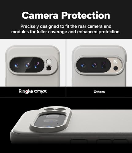 Image of Ringke Onyx Designed for Google Pixel 10 Pro XL Case [Compatible with Pixelsnap /MagSafe] [Non-Slip] Anti-Fingerprint Slim-Fit Protective Cover with Precise Camera Cutouts - Magnetic Warm Gray