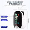 Saturimetro da dito - Pulsossimetro da dito - Saturimetro Professionale SpO2 da dito con display a LED,Cardiofrequenzimetro misuratore ossigeno da dito Accurato veloce facile (Bianco) #4