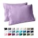 Bare Home Premium 1800 Ultra-Soft Microfiber Pillowcase Set - Double Brushed - Hypoallergenic - Wrinkle Resistant (Standard Pillowcase Set of 2, Lavender)