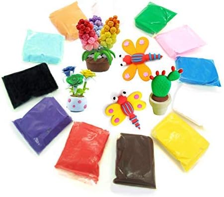 12 Colors Air Dry Clay Modeling Magic
