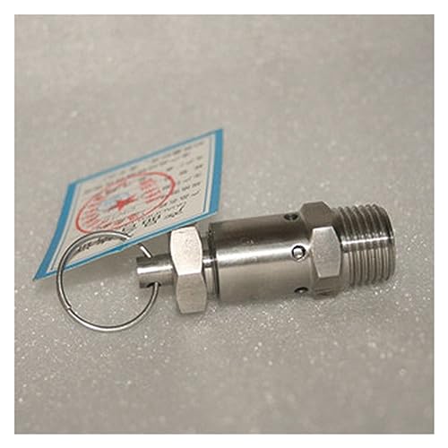 Válvula de seguridad 304 inoxidable de 1/2 con rosca BSP para control de fluidos y aire 4