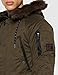 Superdry Mens Original & Vintage Parka Coat, Drawstring Hood Khaki Size M