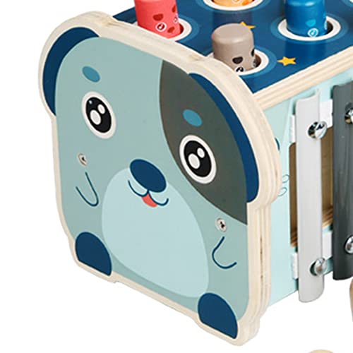 Brinquedo de martelar de madeira Montessori para crianças de 12 meses, brinquedo de desenvolvimento
