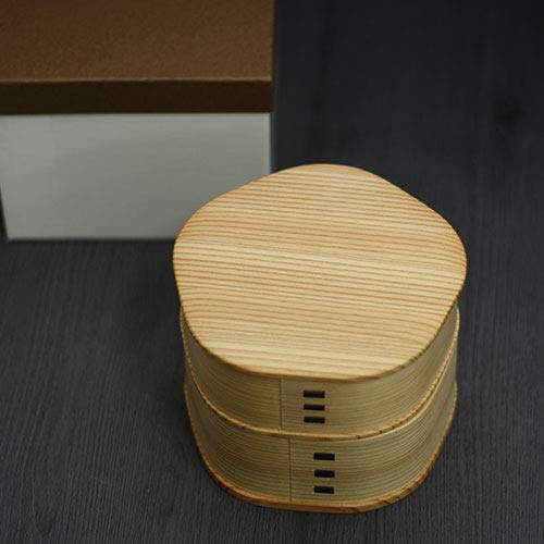 Amazon｜大館工芸社 曲げわっぱ弁当箱 梅花弁当箱 2段 秋田杉 日本製