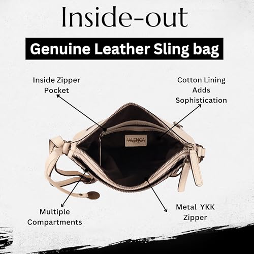 Genuine Italian Leather Boho Studded Crossbody Sling Bag - Stylish, Durable, & Perfect for Everyday Use for women4