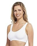 Carole Martin Slip-On Wireless Comfort Bra for Women - 36 White