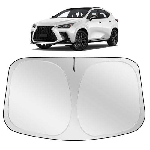 XHRING Windshield Sun Shade Sunshade Compatible with Lexus NX 300 NX250 NX350 NX350h NX450h+ NX 200T...