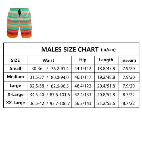Maillots de bain pour hommes respirant léger Boho Sunset - 3