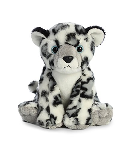 Aurora World Destination Nation Snow Leopard, Black/White, Small