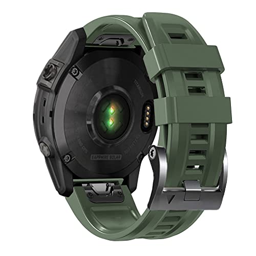 Correa Garmin Fenix 7X silicona 26 mm para entrenamientos de montaña y natación 5