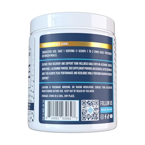 NuEthix Formulations Pure L-Glutamine Powder