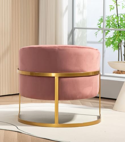 Sillón Moderno Terciopelo Rosa miniatura 6