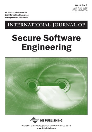 International Journal of Secure Software Engineering, Vol 3 ISS 2