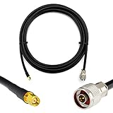 💦 Wasserdicht koaxial antennenkabel 12 meter 1x N Stecker (N Male) und 1x SMA Stecker (SMA Male) montiert. Der N-Stecker hat ein spezielles Allwetterdesign für die Verwendung im Freien.