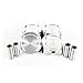 DNJ P181.20 Oversize Piston Set for 2009-2016 Hyundai, Kia Forte, Forte Koup, Forte5 2.4L L4 16V DOHC 2359cc