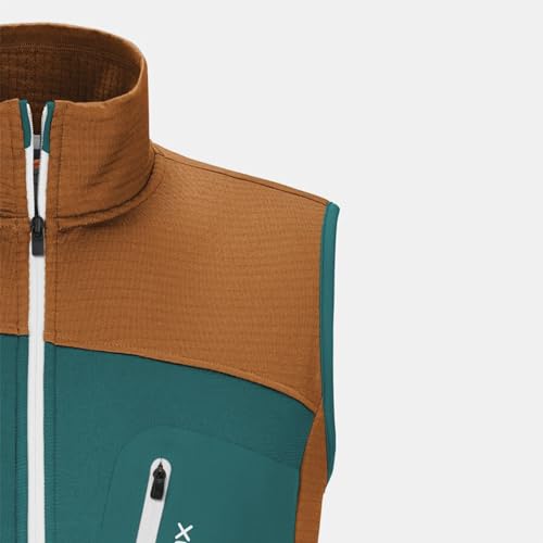 Ortovox Men’s Fleece Grid Vest, High Alpine Quick Drying Zip Up Vest with Merino Wool for Skiing, Climbing & Mountaineering2