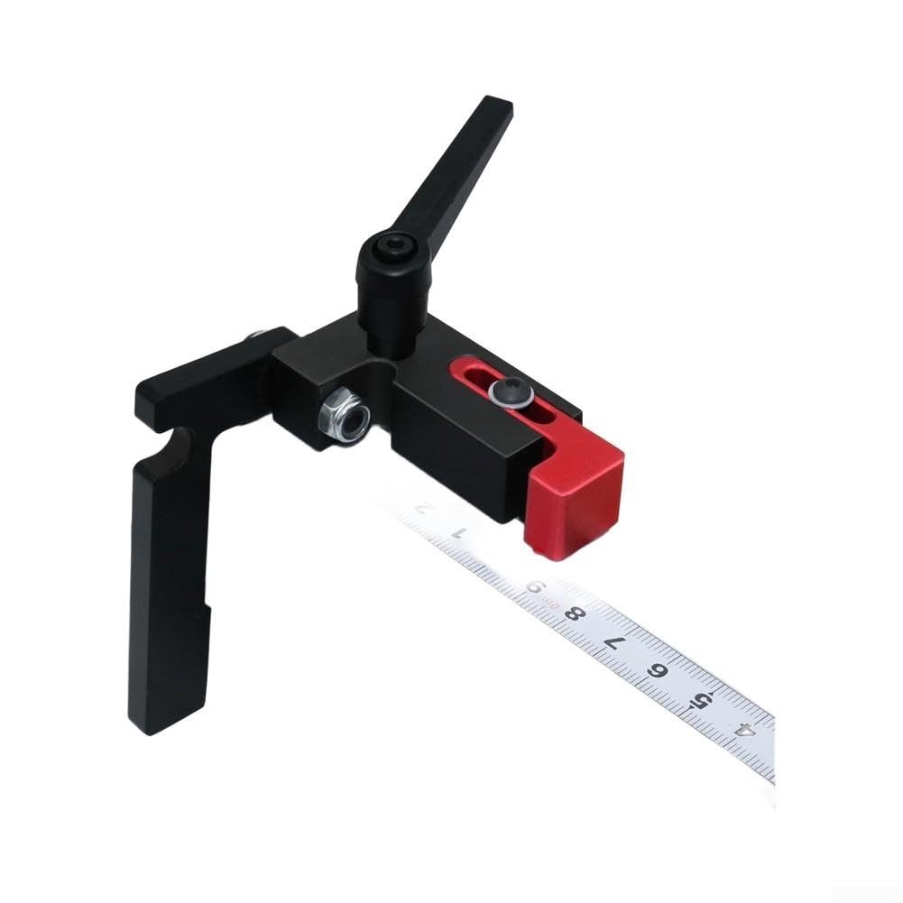 Localizador de Montaña Aluminio 10x7cm Carpintería(Red)