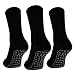 Produktbild 3 oder 6 Paar ABS Socken Herren & Damen Anti Rutsch Socken Baumwolle 8600 (3 Paar Schwarz 43-46)