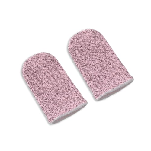 ALCXAZS Juego de 2 piezas de fundas fibra carbono para la yema del dedo, juego pantalla táctil, funcionamiento suave, controladores transpirables elásticos, mano, No.03