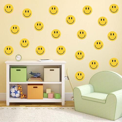 Vinilos Decorativos Smile Amarillo 9 Hojas 7.9x11.8 pulg miniatura 4
