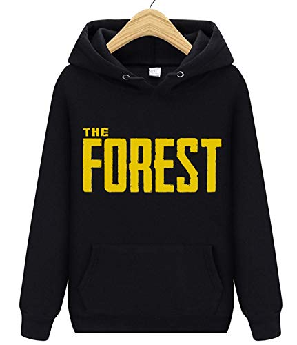 Preisvergleich Produktbild AILIBOTE The Forest Unisex Herren Kapuzenpullover Gr. Medium, Schwarz