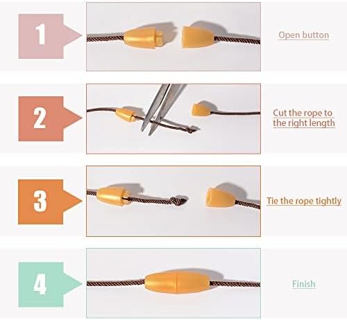 Miniatura 3 de Lantintop Cordones de insignia con cuentas para insignias de identificación, cordones de madera boho para familias, amigos, colegas