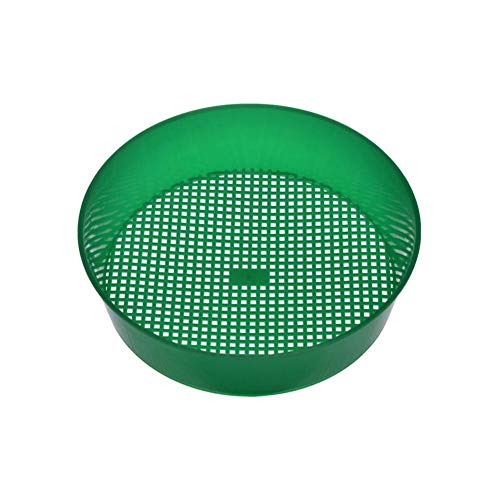 TOMMY LAMBERT Garden Sieve 21x5cm Green Plastic Sieve Mesh Floor Stone Mesh Garden Tool - Pore Size Of About 3-3.5mm