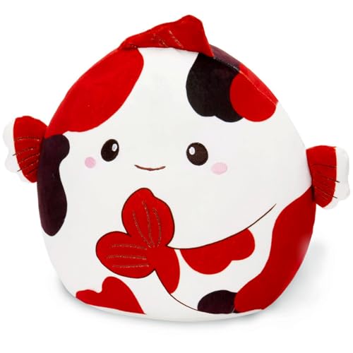 Glow Guards 12-Inch The Koi Fish Plush Cute Fish Stuffed Animal Toy Soft Koi Fish Plush Toy with...