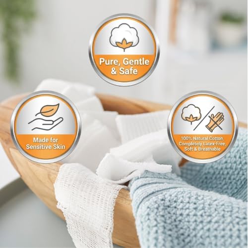 McKesson Premium Woven Gauze Sponges, Non-Sterile, Cotton, 2 x 2 in, 1 pk - image 6