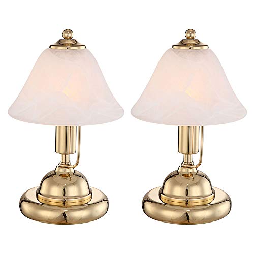 Etc-shop Set di 2 luci notturne faretti da lettura...