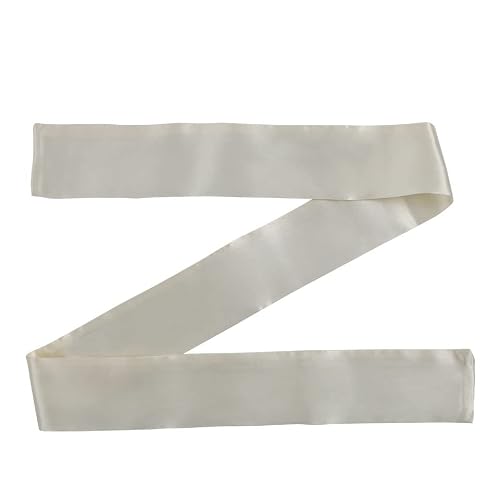 AllMatchWigs 2pcs Edge control soft satin headband 2.4inch width hair wrap bands 20 color choice (beige)