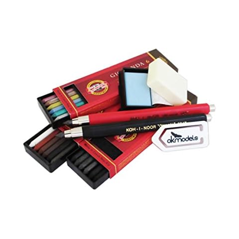 KOH-I-NOOR Mechanical Pencil Set with Leads Cover