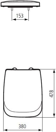 80% оƒƒ Dіѕсоunt Ceramica Dolomite J104900 Original Clodia Thermosetting Toilet Seat