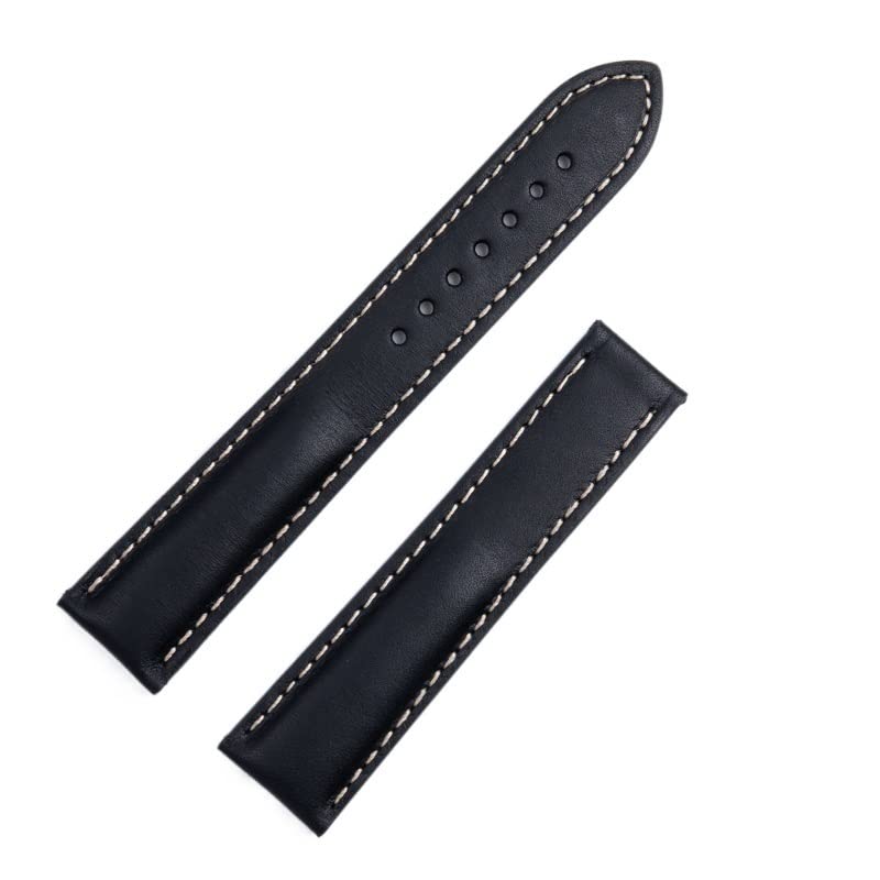 Bracelet Omega 20mm en cuir de vache nappa français luxe EZZON