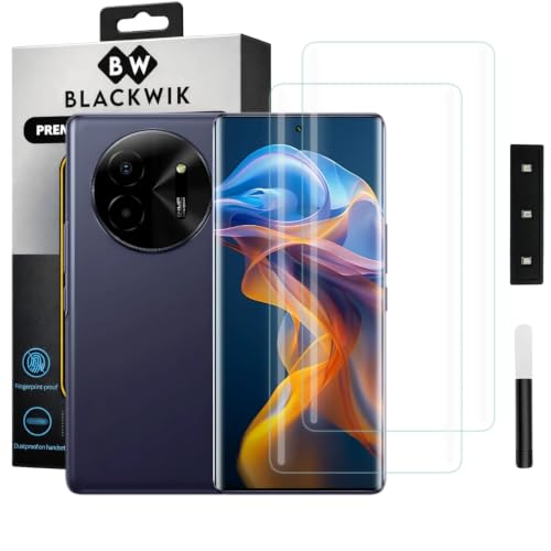 Image of Blackwik UV Curved Tempered Glass for Lava Bold 5G | 2-Pack
