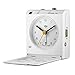 Braun BNC005WHWH Classic Motion Analog Quartz Alarm Clock