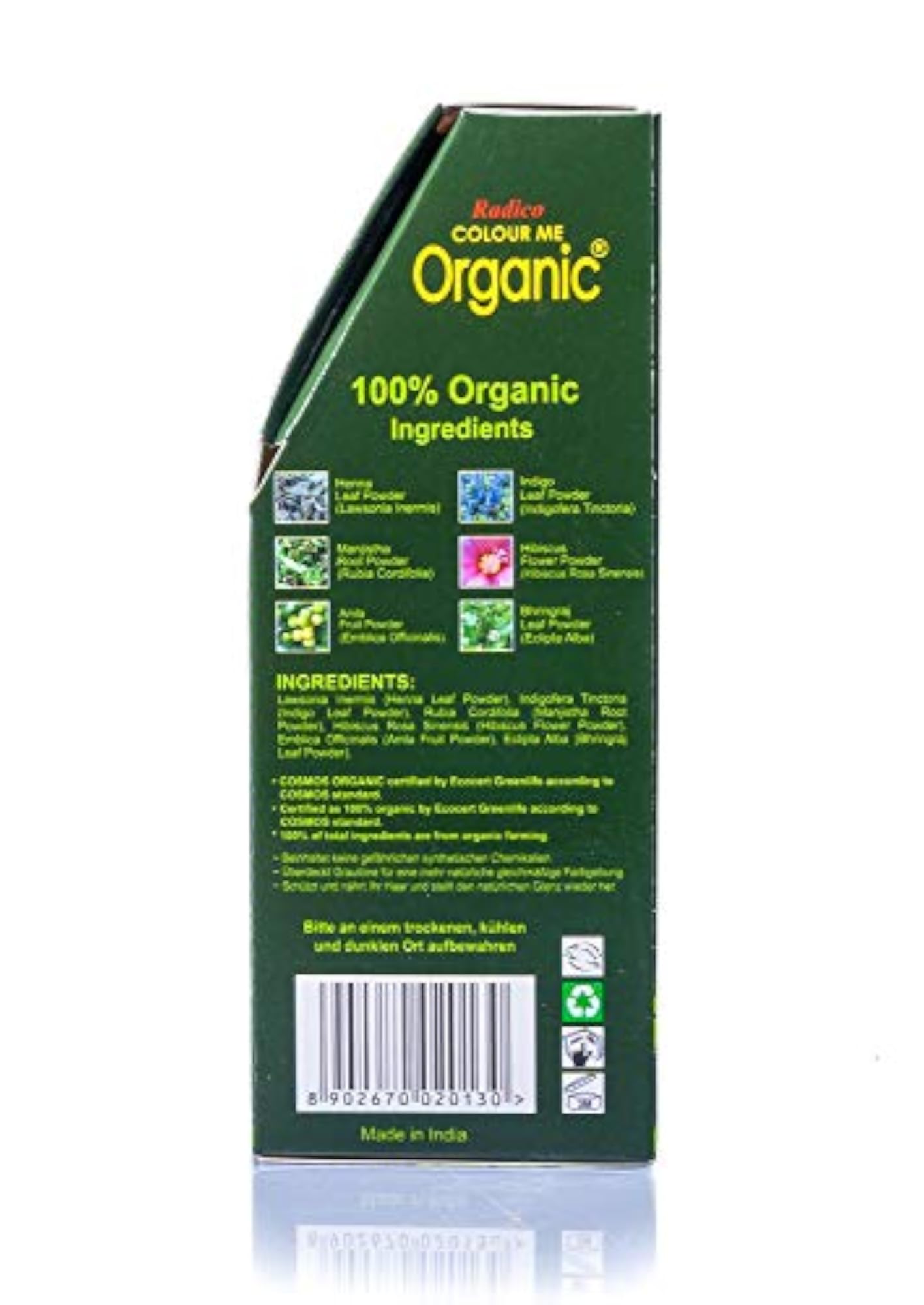 Colour Me Organic Burgundy Hair Colour 100 gm