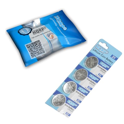 4 Pilas de Litio HQRP para FasTrak Transposder miniatura 2