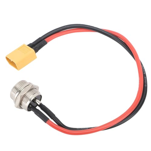Electric Scooter Charger Port with Aluminum Alloy and ABS, High Sensitivity Charge Port Replacement for Kugoo 8in Scooters