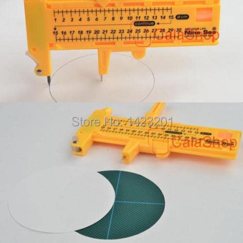 1 Pcs/ Lot Adjustable Compass Circle Cutter Diameter 1cm-30cm Paper Leather Craft Tool Blades For Cutting Rubber Paper Leather